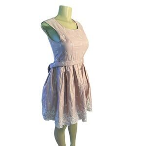 Innocent World JSK Pink Belted Dress Embroidered Lolita Cosplay Anime SakuraCon